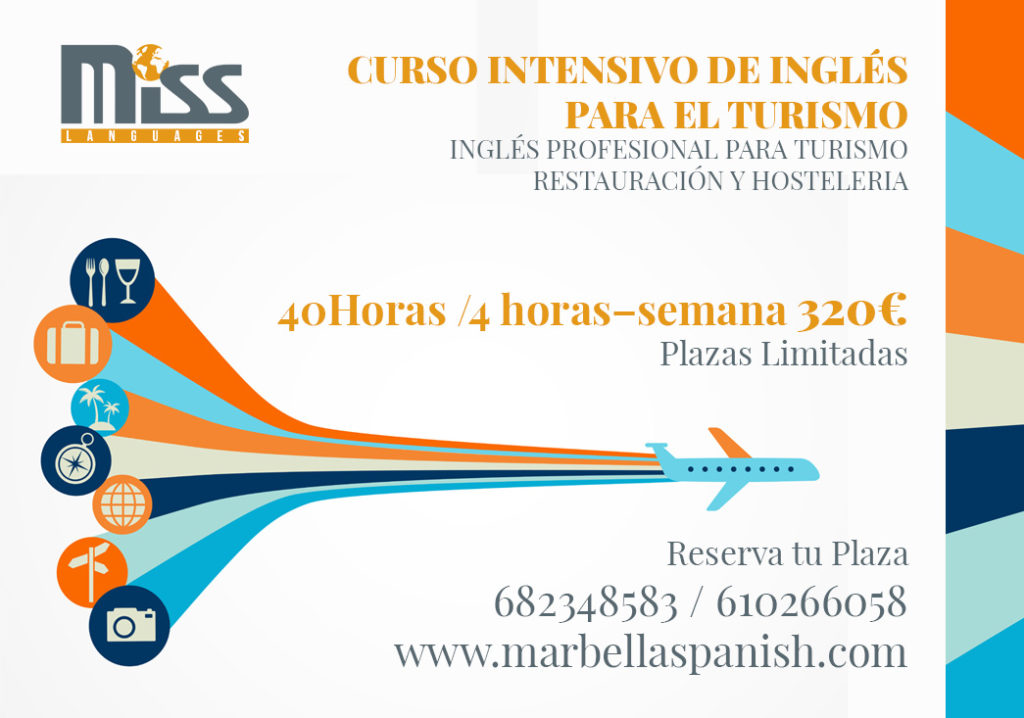 CURSO INTENSIVO DE INGLÉS PARA EL TURISMO INGLÉS PROFESIONAL PARA TURISMO RESTAURACIÓN Y HOSTELERIA